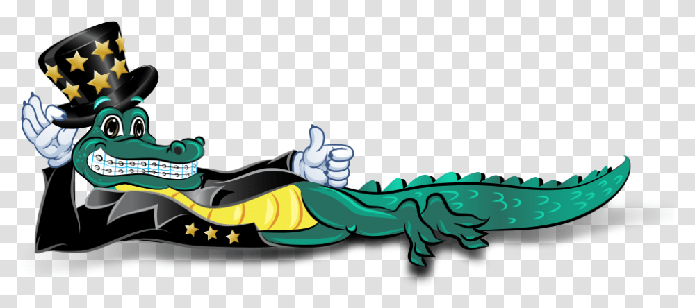 Cartoon Alligator Illustration, Reptile, Animal, Vehicle, Transportation Transparent Png
