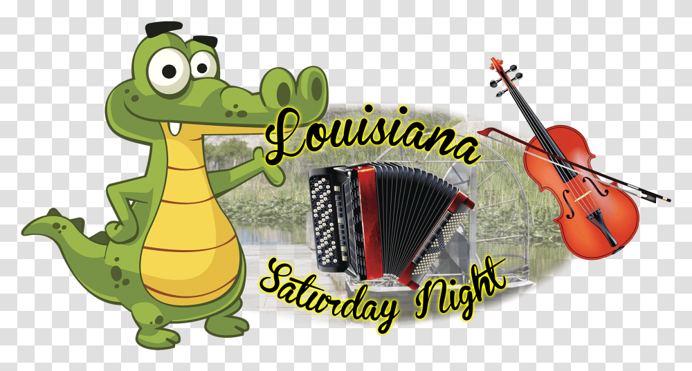 Cartoon Alligator, Musical Instrument, Accordion, Guitar, Leisure Activities Transparent Png