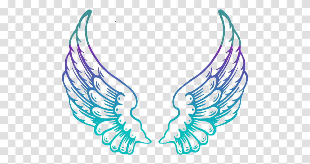 Cartoon Angel Wings, Logo, Trademark, Emblem Transparent Png