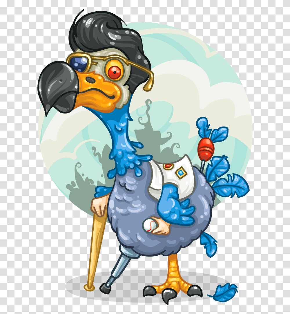 Cartoon, Animal, Bird, Toy, Dodo Transparent Png