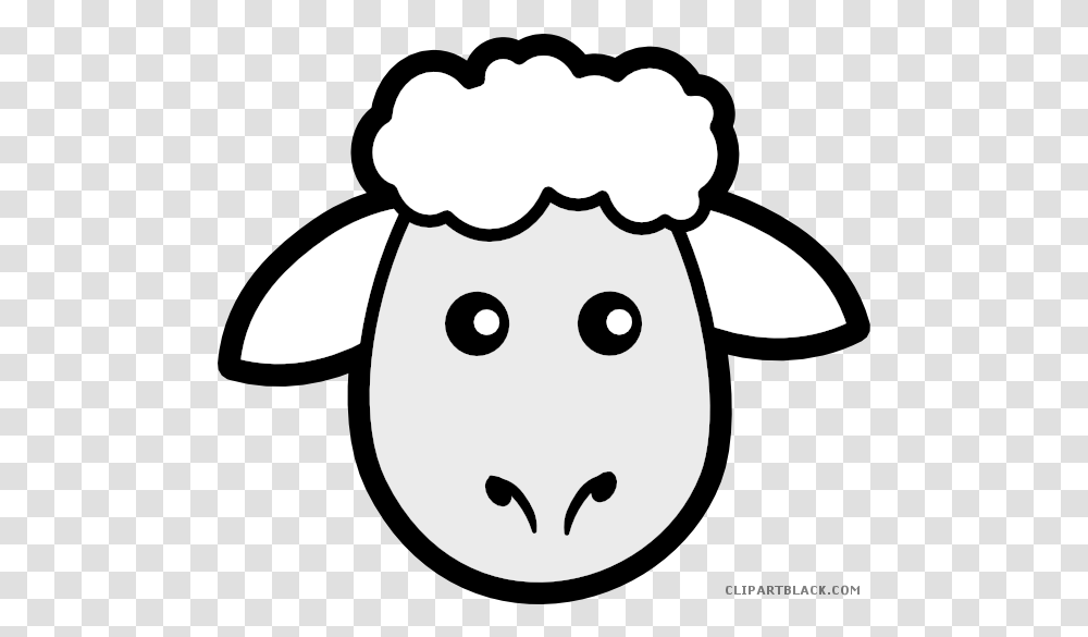 Cartoon Animal Free Black White Images Clipartblack Draw A Sheep Cute Cartoon Head, Snowman, Winter, Outdoors, Nature Transparent Png