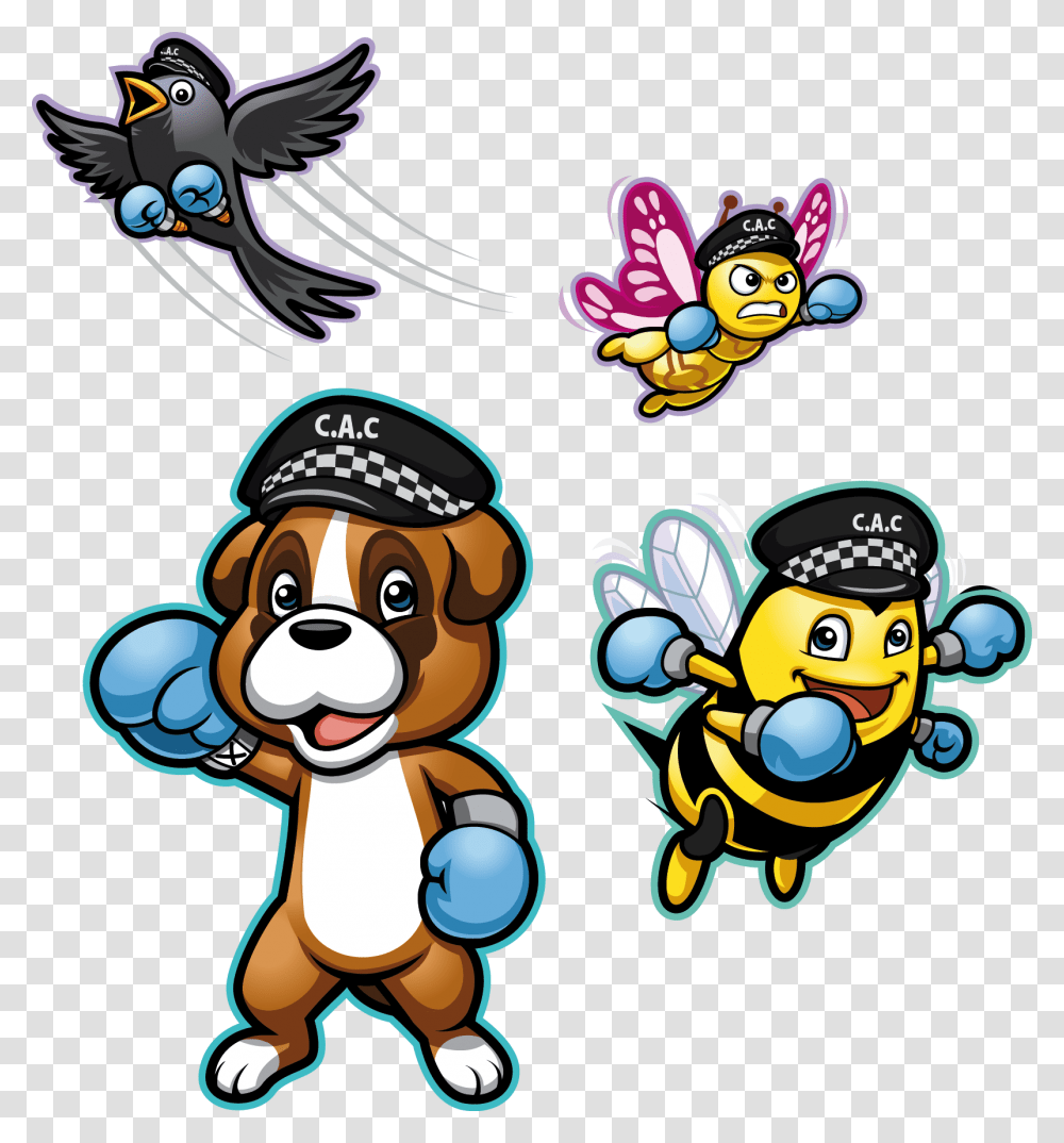 Cartoon, Animal, Bird, Wasp Transparent Png