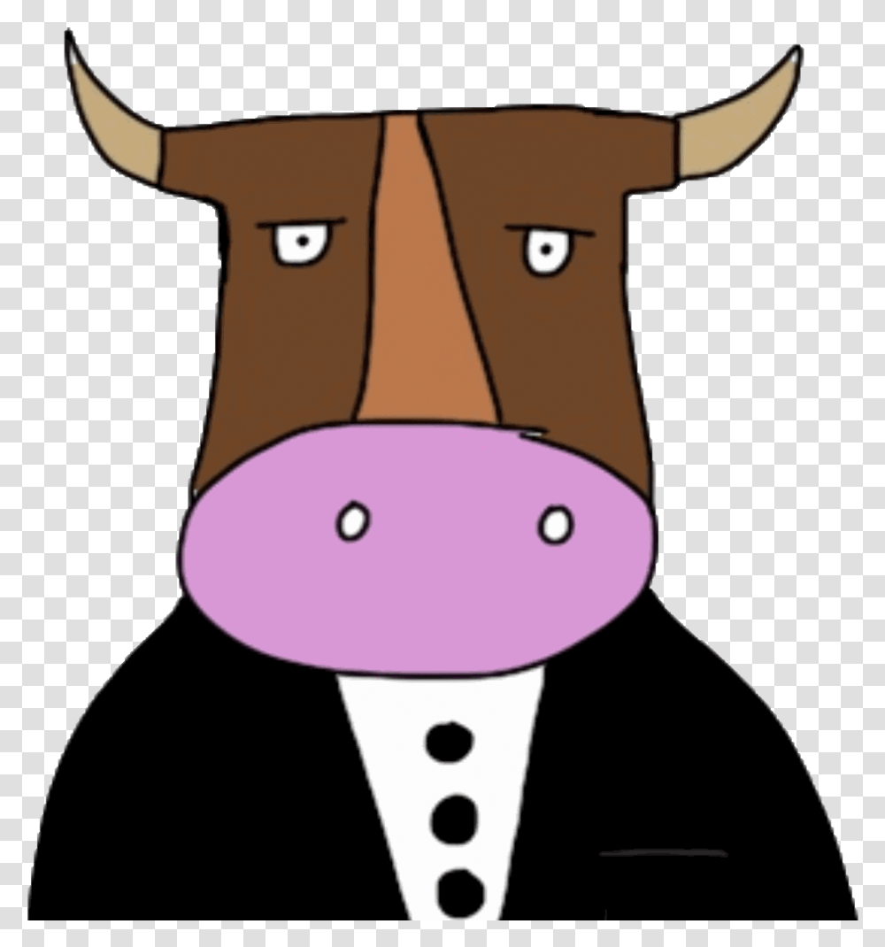 Cartoon, Animal, Mammal, Pig, Cattle Transparent Png