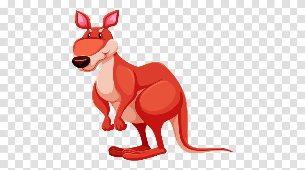 Cartoon Animals Hd Images Stickers Vectors Diagram Kangaroo, Mammal, Wallaby, Antelope, Wildlife Transparent Png