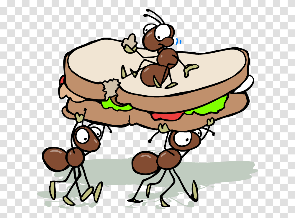 Cartoon Ants Picnic, Birthday Cake, Food, Meal Transparent Png