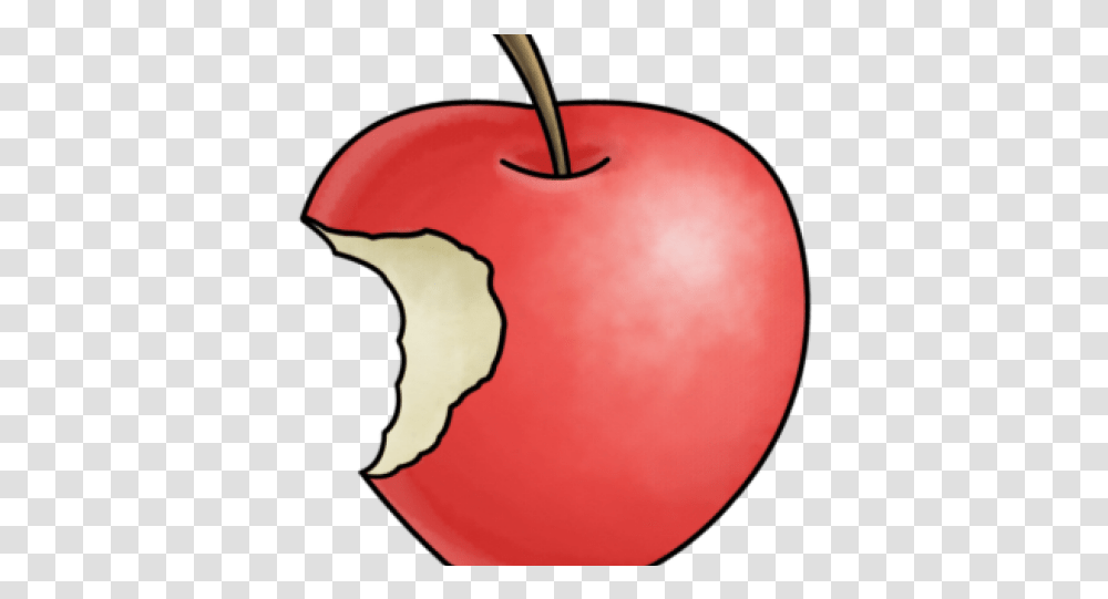 Cartoon Apple With Bite Clipart Cartoon Apple With Bite, Plant, Fruit, Food, Cherry Transparent Png