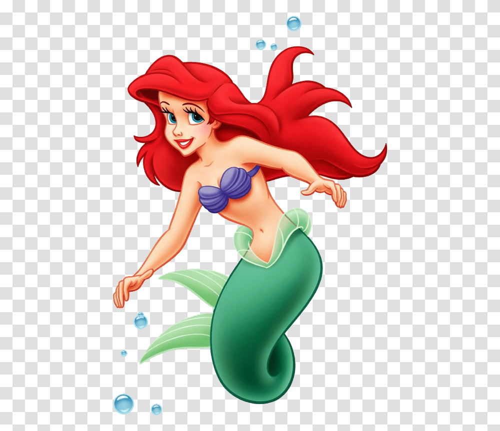 Cartoon Ariel Little Mermaid, Person, Human, Dragon Transparent Png