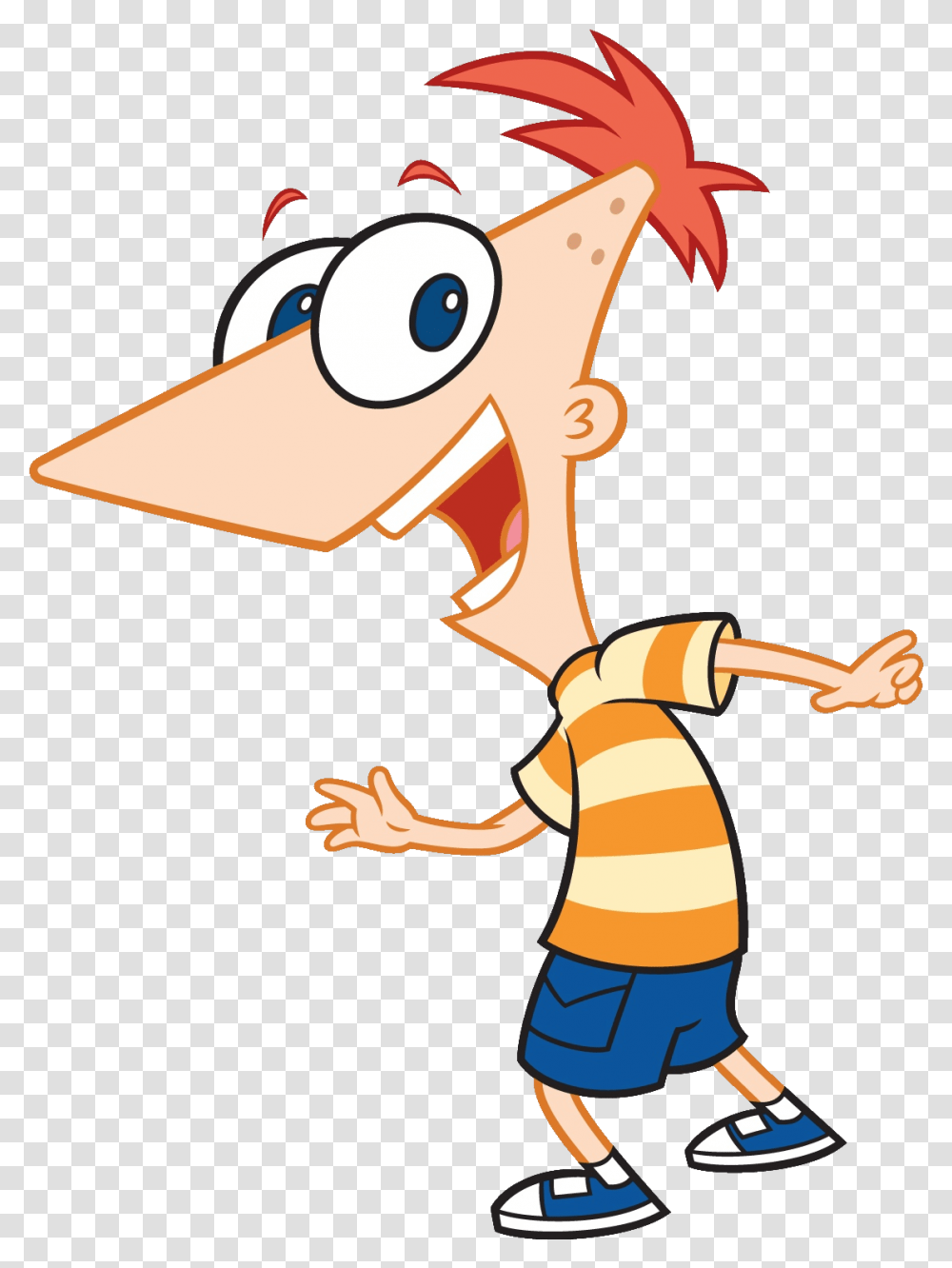 Cartoon Asteroid Phineas And Ferb Phineas, Animal, Apparel Transparent Png