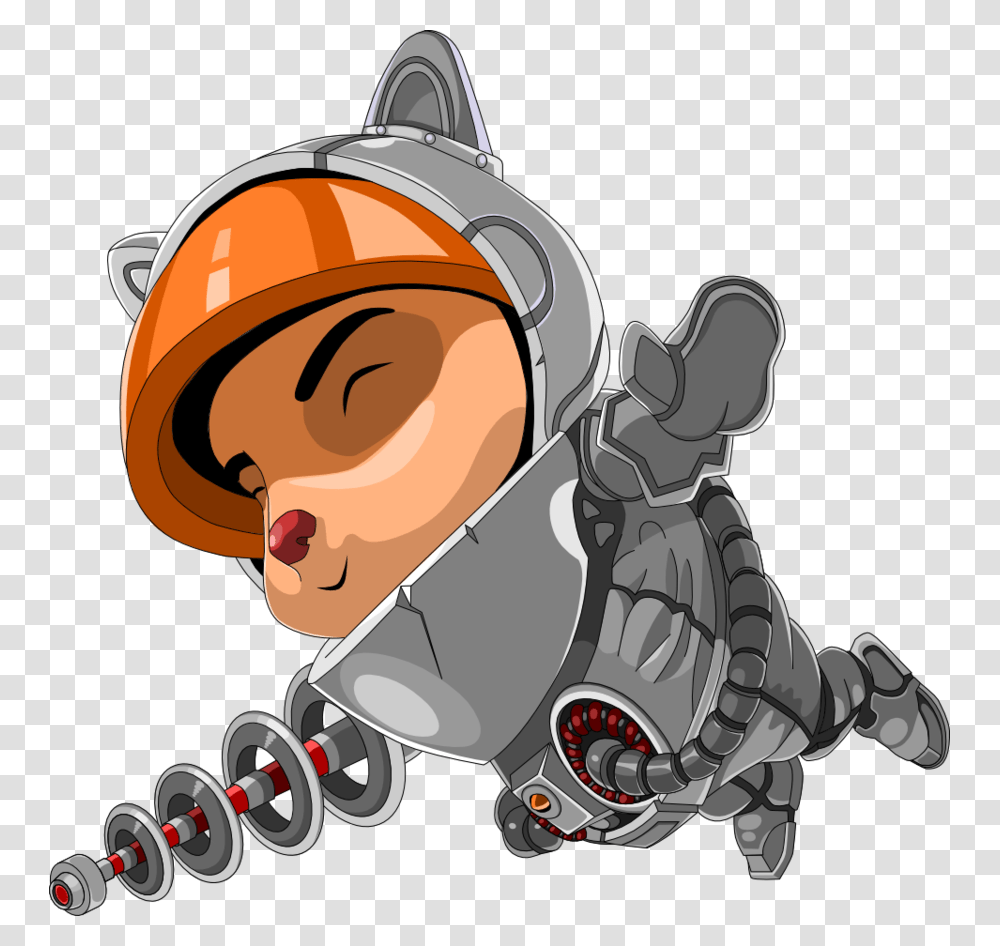 Cartoon, Astronaut, Helmet, Apparel Transparent Png