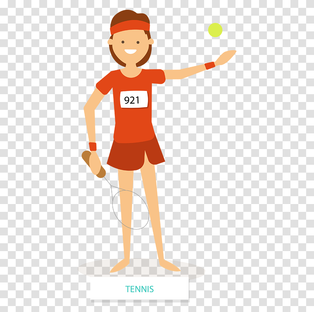 Cartoon Athlete Tennis Player Background Tennis Cartoon, Sleeve, Person, Long Sleeve Transparent Png