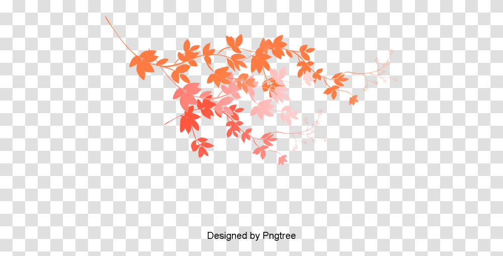 Cartoon Autumn Leaves Pattern, Leaf, Plant, Paper Transparent Png