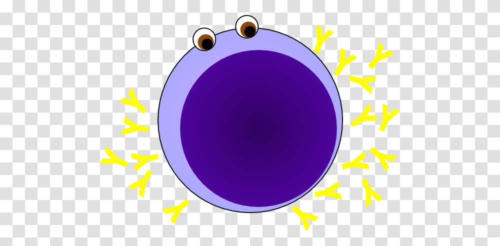 Cartoon B Cell Clip Art, Purple, Sphere, Ball Transparent Png