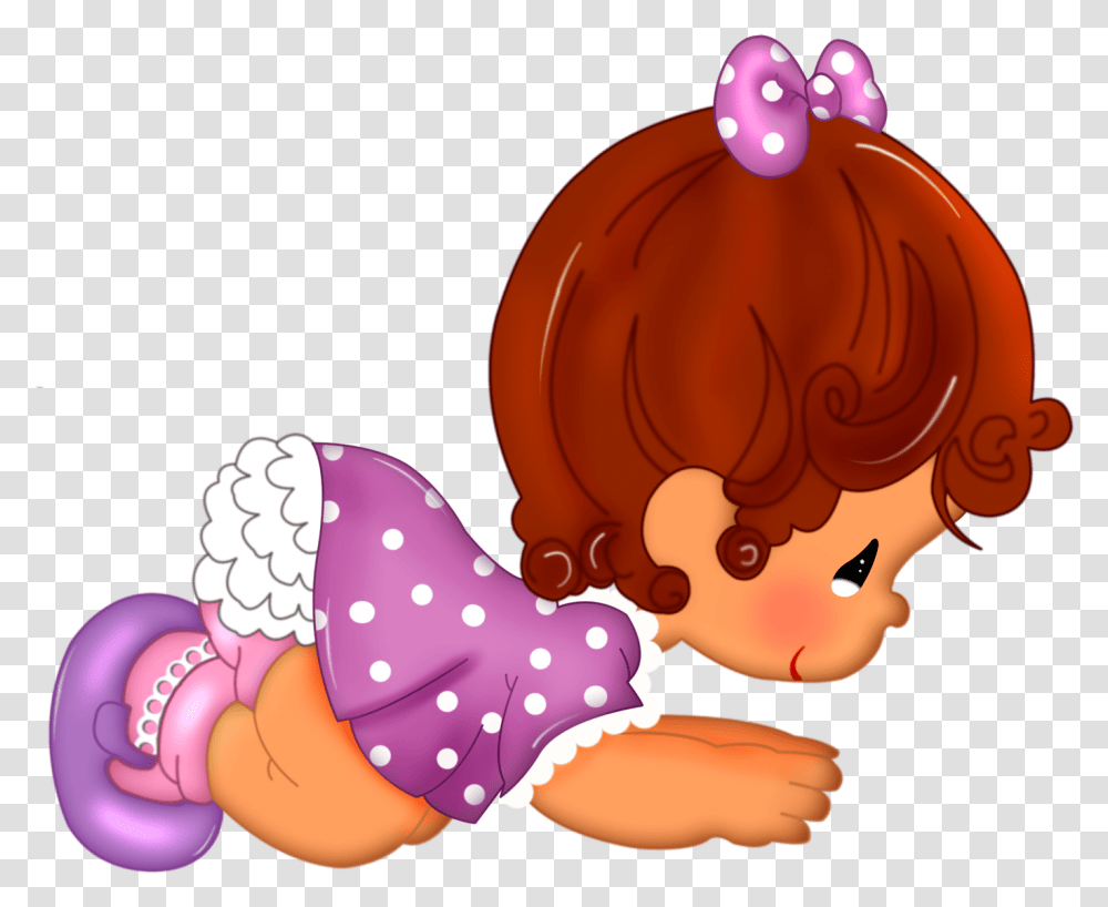 Cartoon Baby Baby Girl Clipart, Toy, Outdoors, Sweets, Food Transparent Png