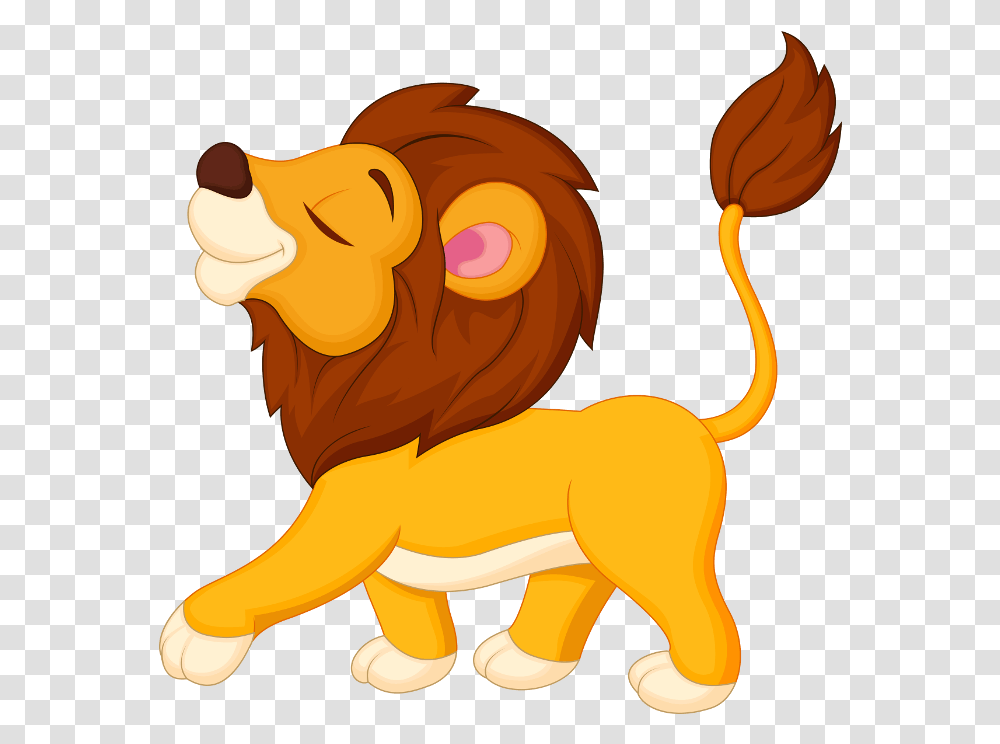 Cartoon Baby Lion Clipart Download Background Lion Cartoon, Toy, Animal, Mammal, Buffalo Transparent Png