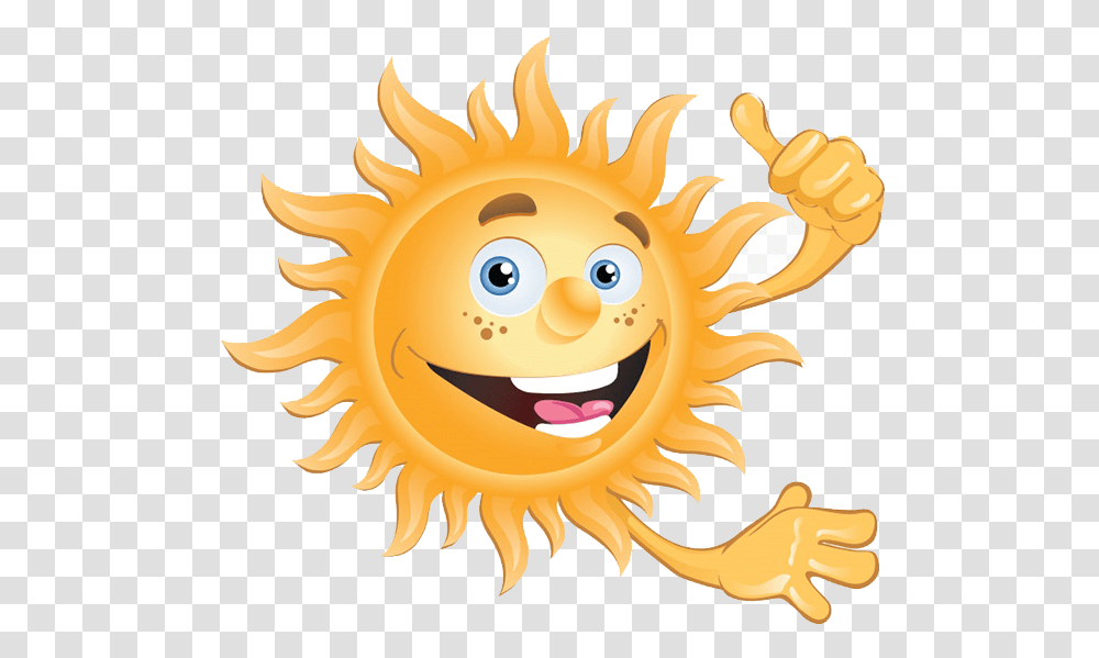 Cartoon Background Clipart Art Image Happy Sun Face Background, Outdoors, Nature, Dragon, Animal Transparent Png