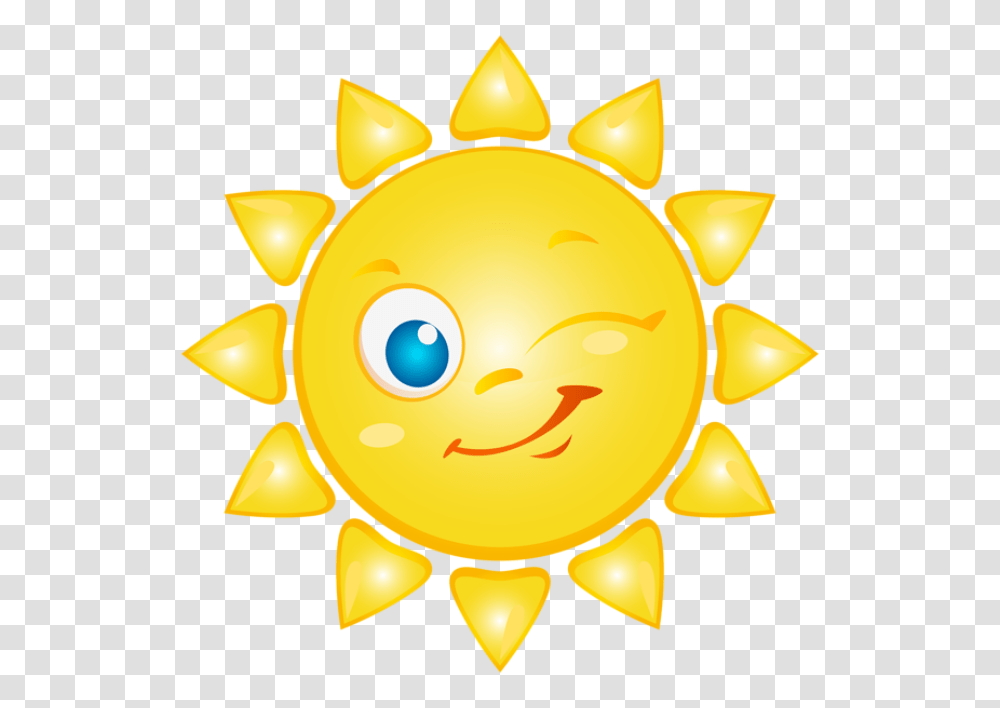 Cartoon Background Happy Sun Clipart Sol Desenho, Lamp, Gold, Animal, Fish Transparent Png