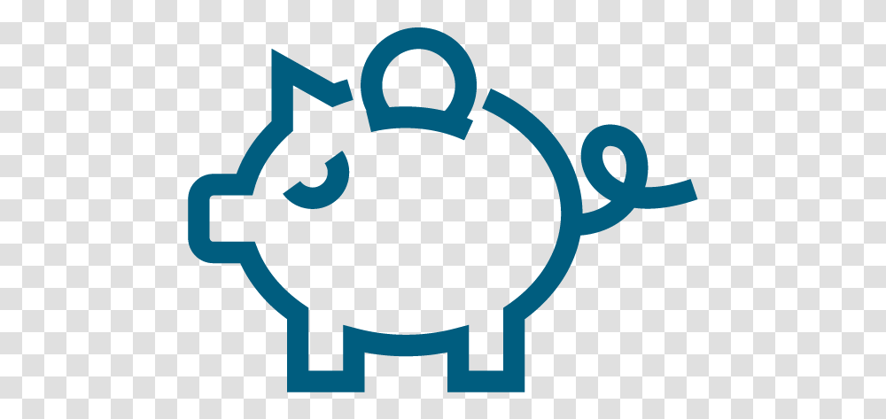 Cartoon Background Piggy Bank, Cowbell, Pot, Bag Transparent Png