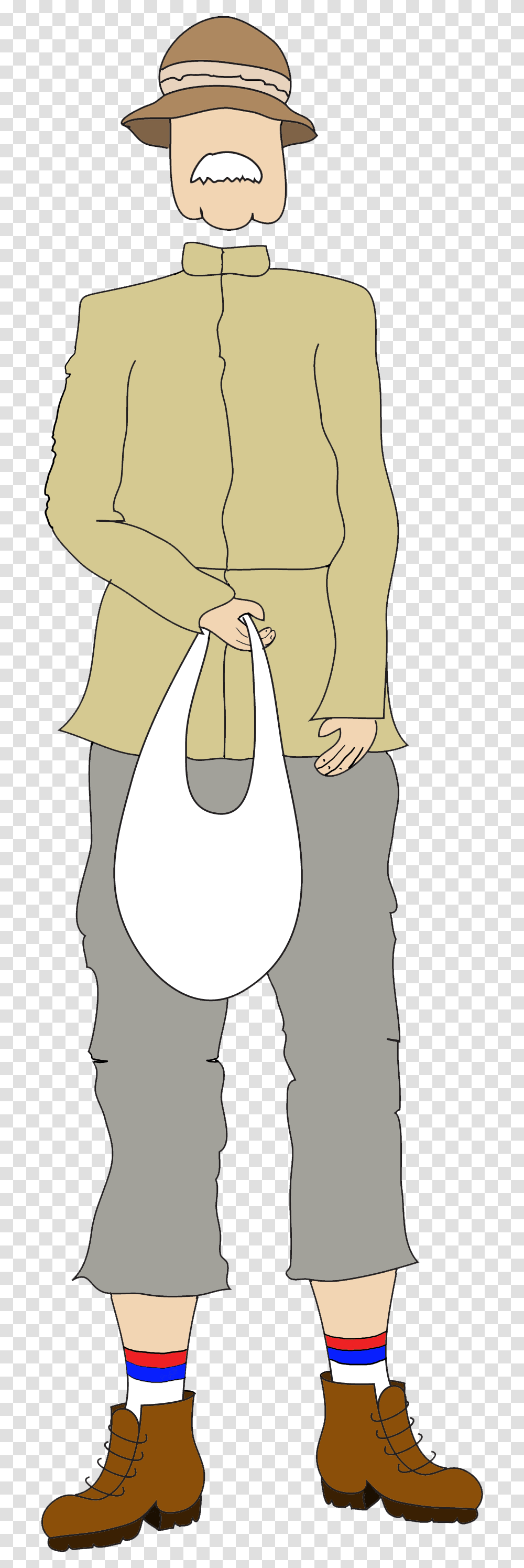 Cartoon, Bag, Person, Handbag Transparent Png