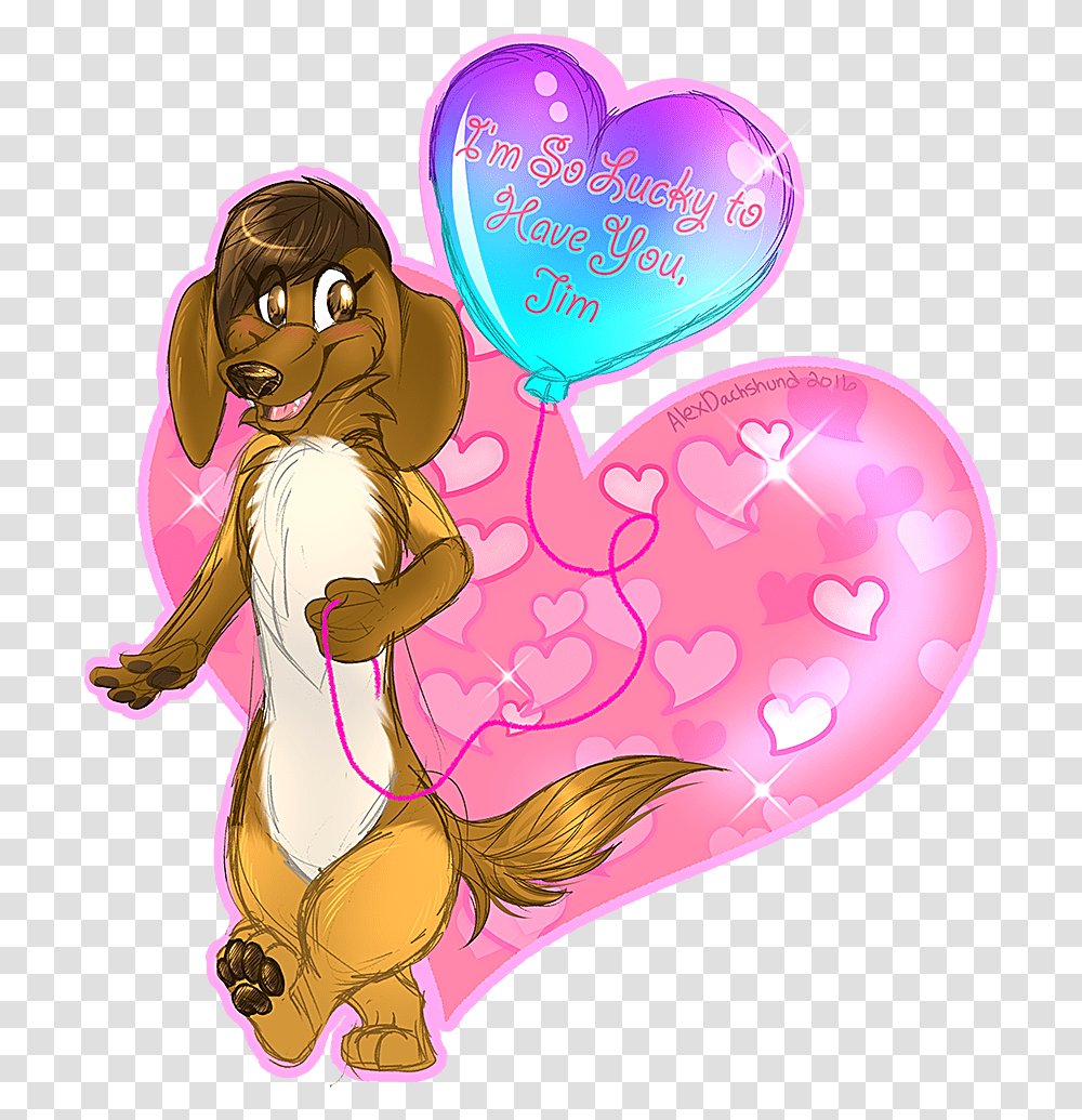 Cartoon, Balloon, Person, Human, Heart Transparent Png