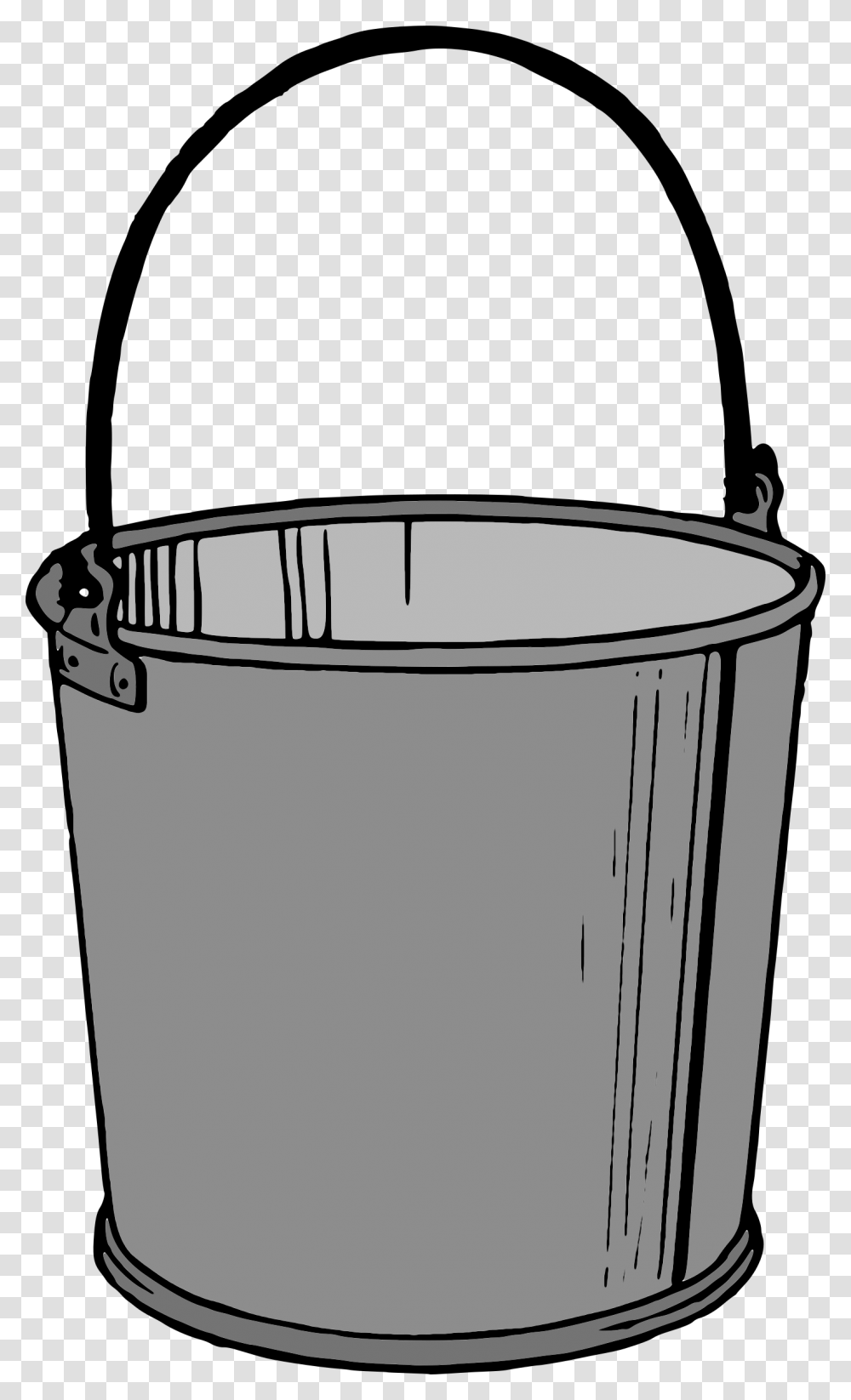 Cartoon Basket Clipart Bucket Transparent Png