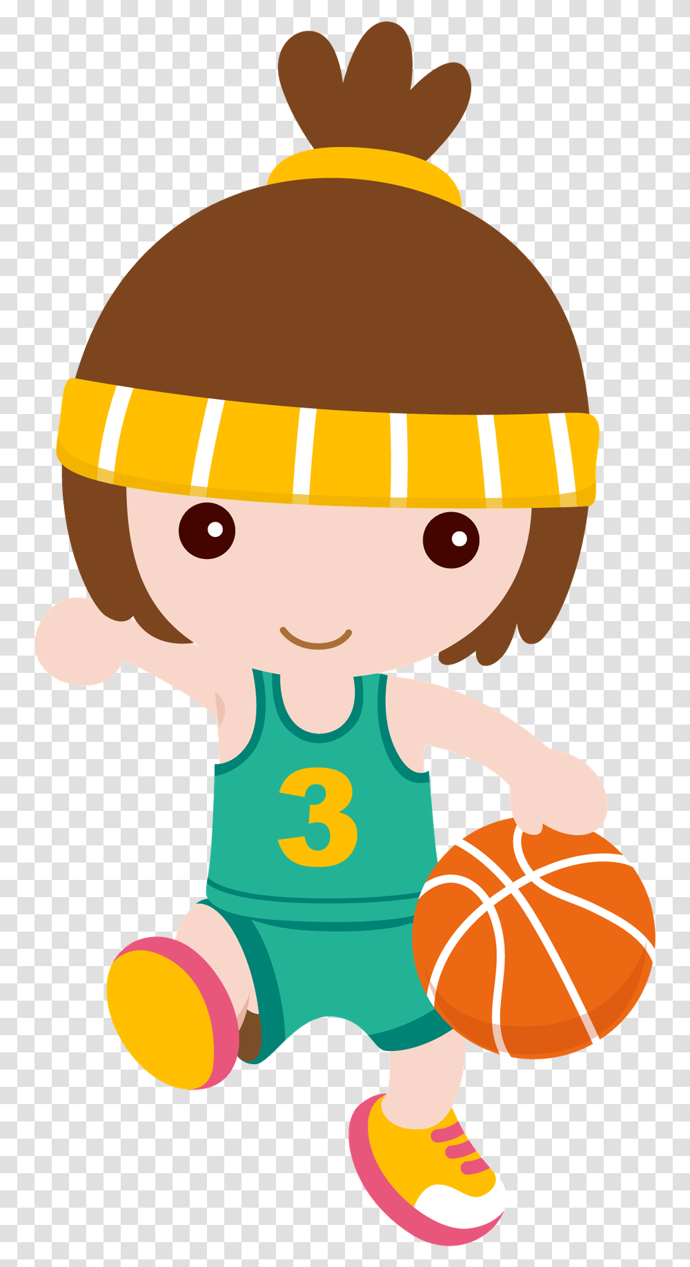 Cartoon Basketball Minus Tweety Clipart Basketball Imgenes Del Bsquetbol Animadas, Clothing, Apparel, Sweets, Food Transparent Png