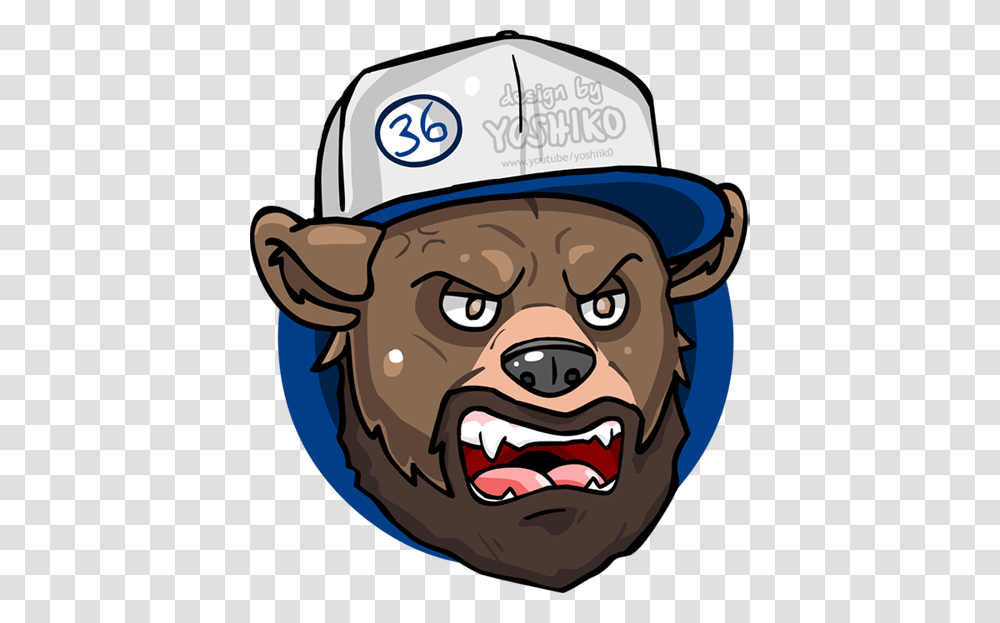 Cartoon Bear Head Icon, Apparel, Helmet, Teeth Transparent Png