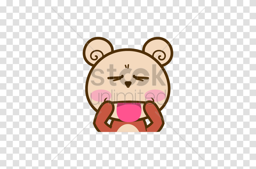 Cartoon Bear Making A Silly Face Vector Image, Dynamite, Bomb, Weapon, Weaponry Transparent Png