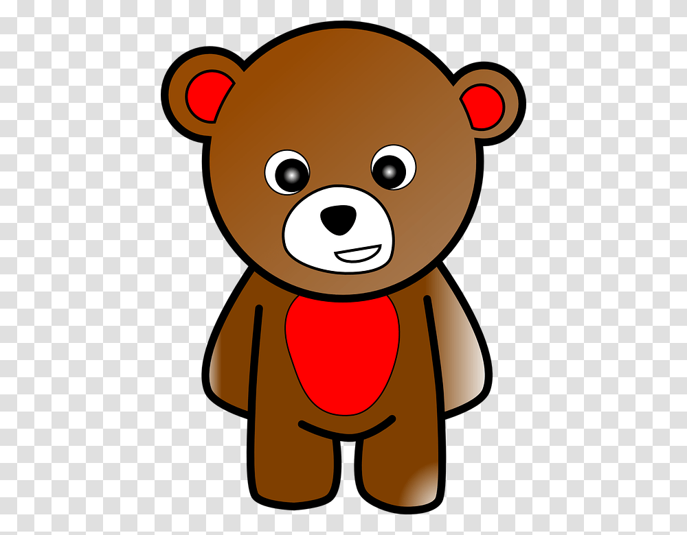 Cartoon Bear Standing Up, Teddy Bear, Toy, Plush, Mascot Transparent Png