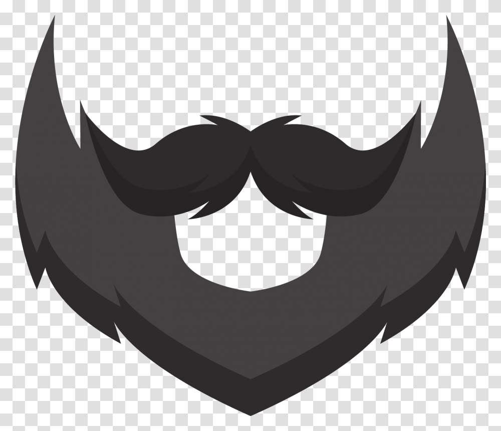 Cartoon Beard, Stencil, Painting, Emblem Transparent Png