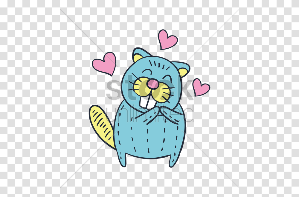 Cartoon Beaver In Love Vector Image, Dynamite, Wand, Duel, Angler Transparent Png