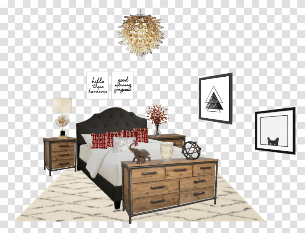Cartoon Bed Bedroom, Furniture, Indoors, Lamp, Interior Design Transparent Png