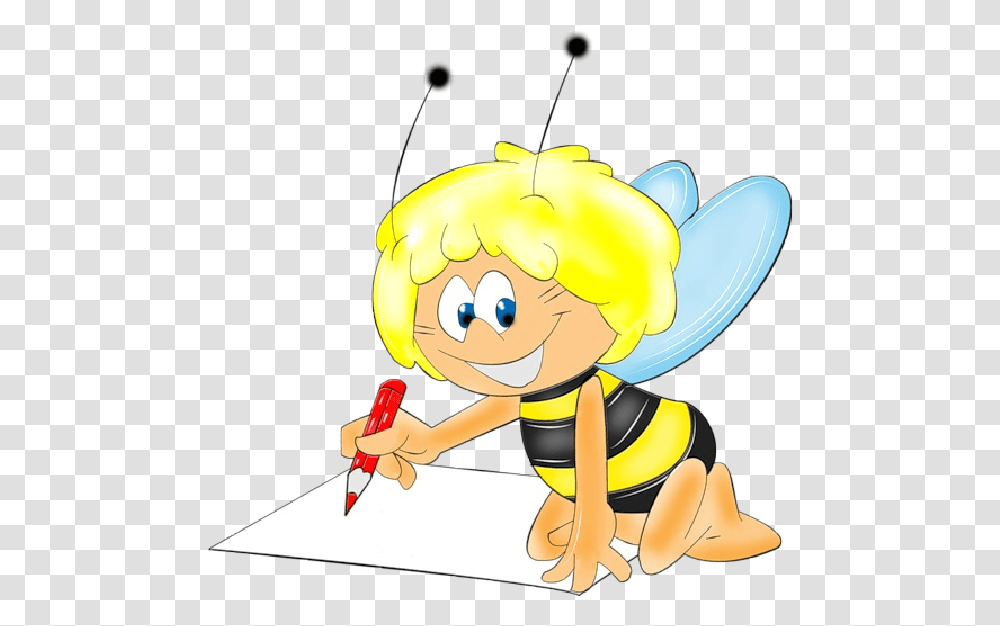 Cartoon Bee Cute Cartoon Bee Clipart Bee Free Busy Cartoon, Toy Transparent Png