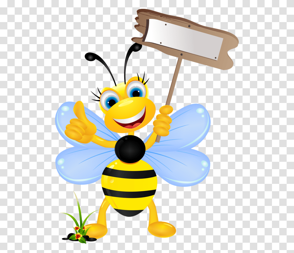 Cartoon Bee, Toy, Honey Bee, Insect, Invertebrate Transparent Png
