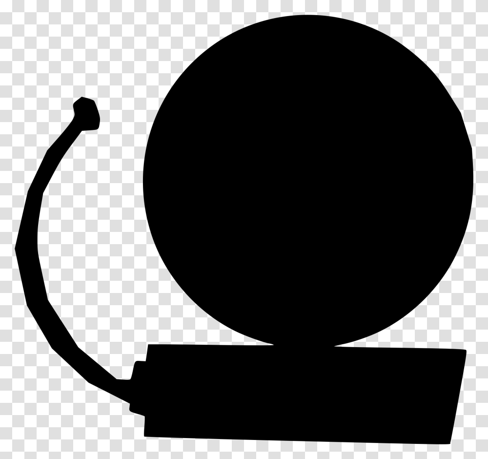 Cartoon Bell Silhouette School Bell Animated, Gray, World Of Warcraft Transparent Png