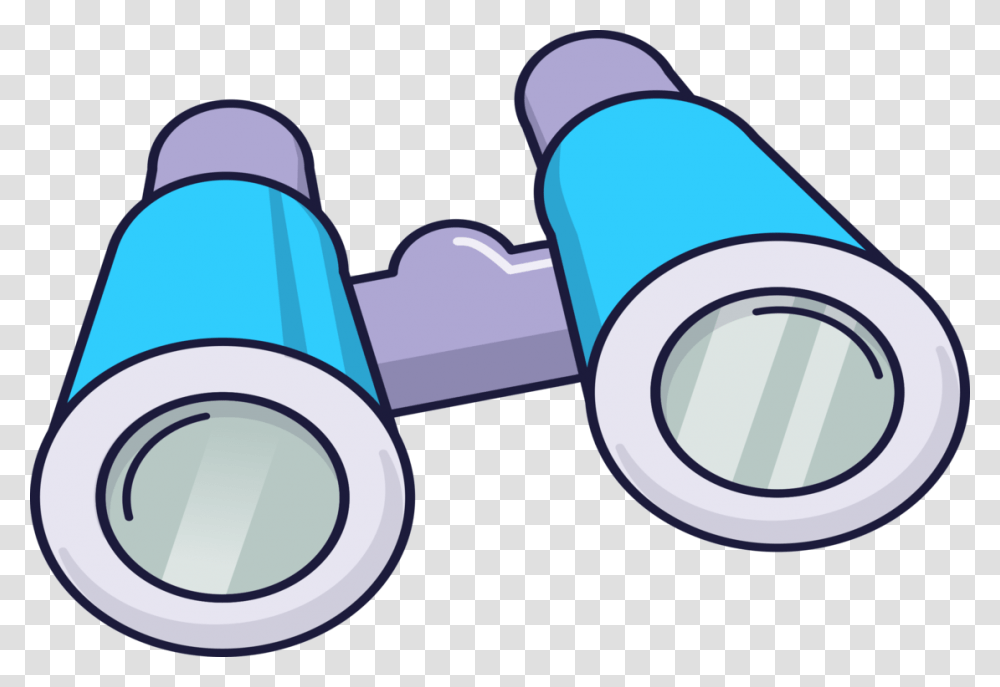 Cartoon Binoculars Purple User Medium Transparent Png
