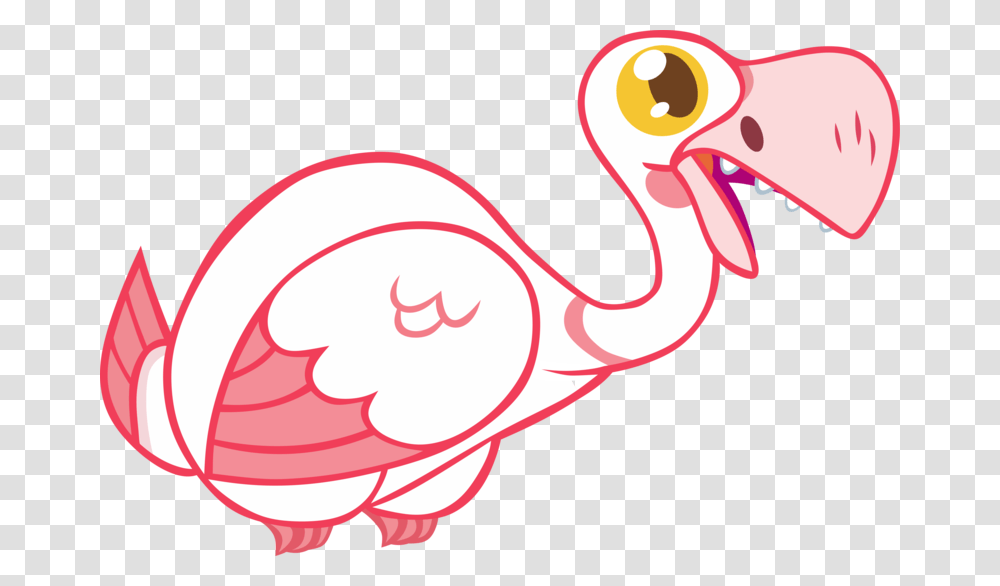 Cartoon, Bird, Animal, Flamingo, Ostrich Transparent Png
