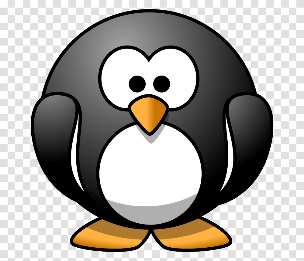 Cartoon, Bird, Animal, Penguin, King Penguin Transparent Png