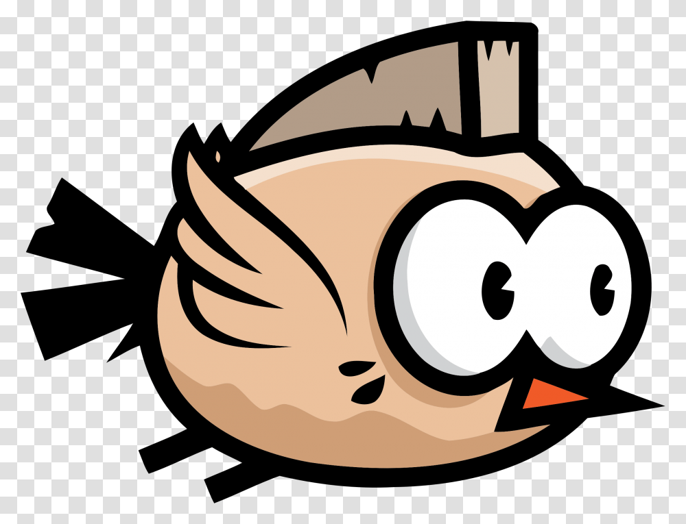 Cartoon Bird Flappy Clipart Flappy Bird 2d, Animal, Outdoors, Nature, Sea Life Transparent Png