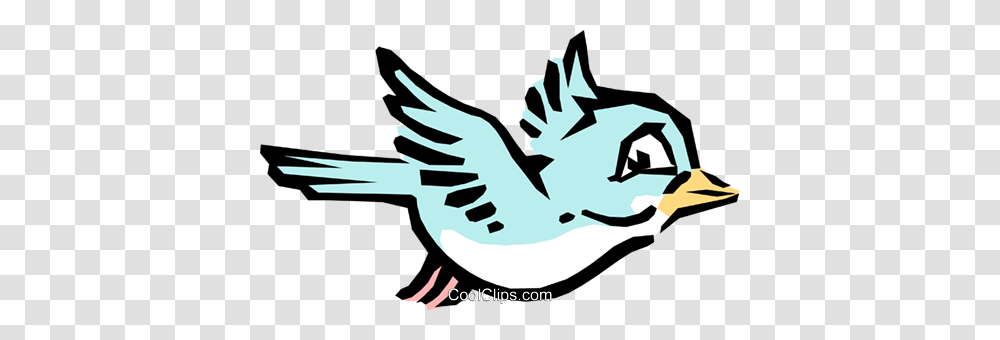Cartoon Bird Royalty Free Vector Clip Art Illustration, Animal, Flying, Jay, Blackbird Transparent Png