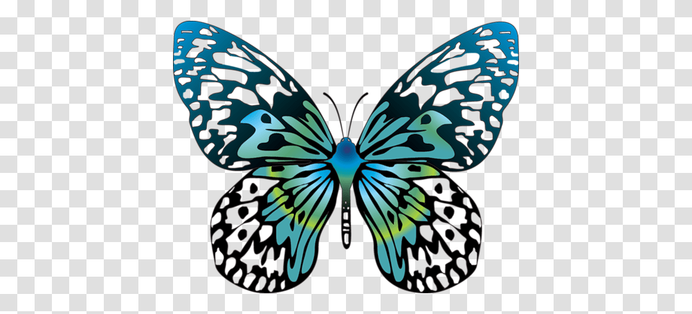 Cartoon Blue Butterfly Clipart, Insect, Invertebrate, Animal, Pattern Transparent Png