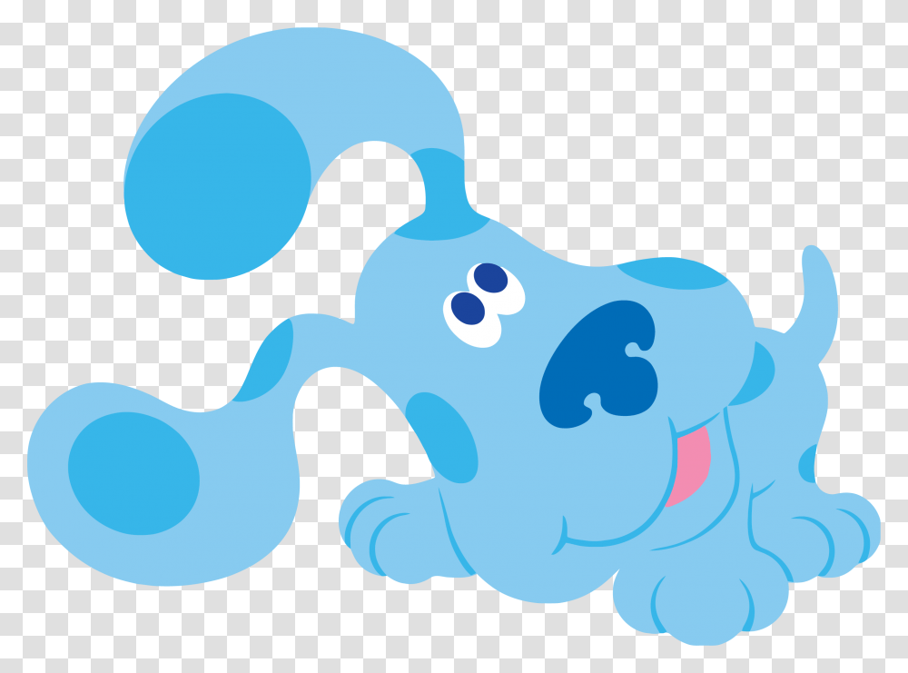 Cartoon Blues Clues Characters, Network, Pattern Transparent Png