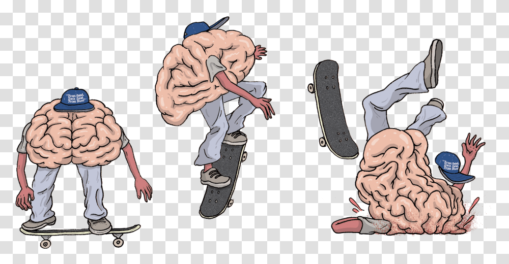 Cartoon Blunt Cartoon, Person, Skateboard, Sport Transparent Png
