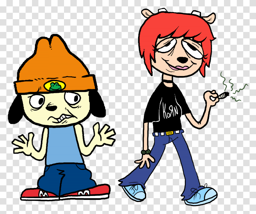 Cartoon Blunt Parappa Weed, Person, Book, Poster Transparent Png