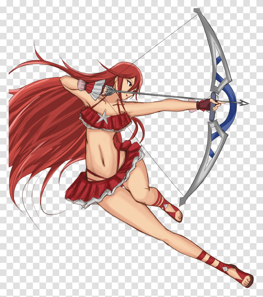 Cartoon, Bow, Person, Human, Archery Transparent Png