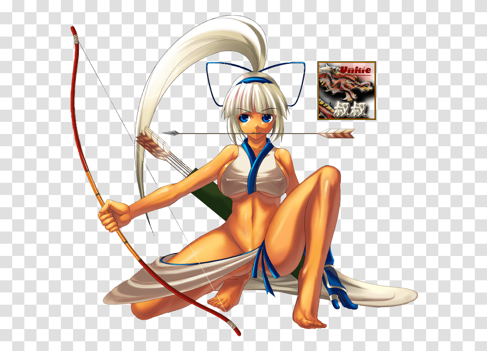 Cartoon, Bow, Person, Sport, Archery Transparent Png