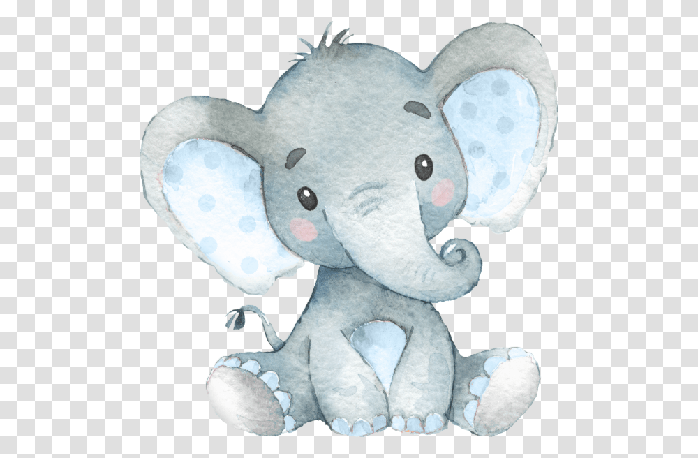 Cartoon Boy Baby Elephant, Plush, Toy, Wildlife, Animal Transparent Png