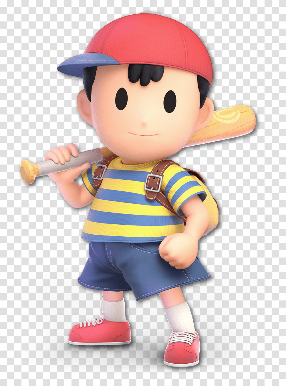 Cartoon Boy Child Toy Super Smash Bros Ultimate Ness, Doll, Person, Human, People Transparent Png