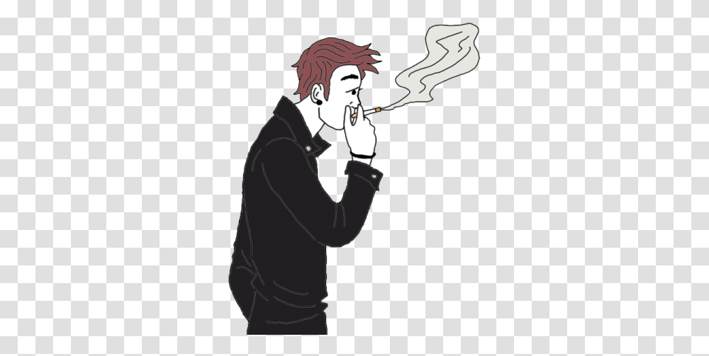 Cartoon Boy Smoking Cigarettes Hd Smoking A Cigarette Cartoon, Person, Musician, Musical Instrument, Performer Transparent Png
