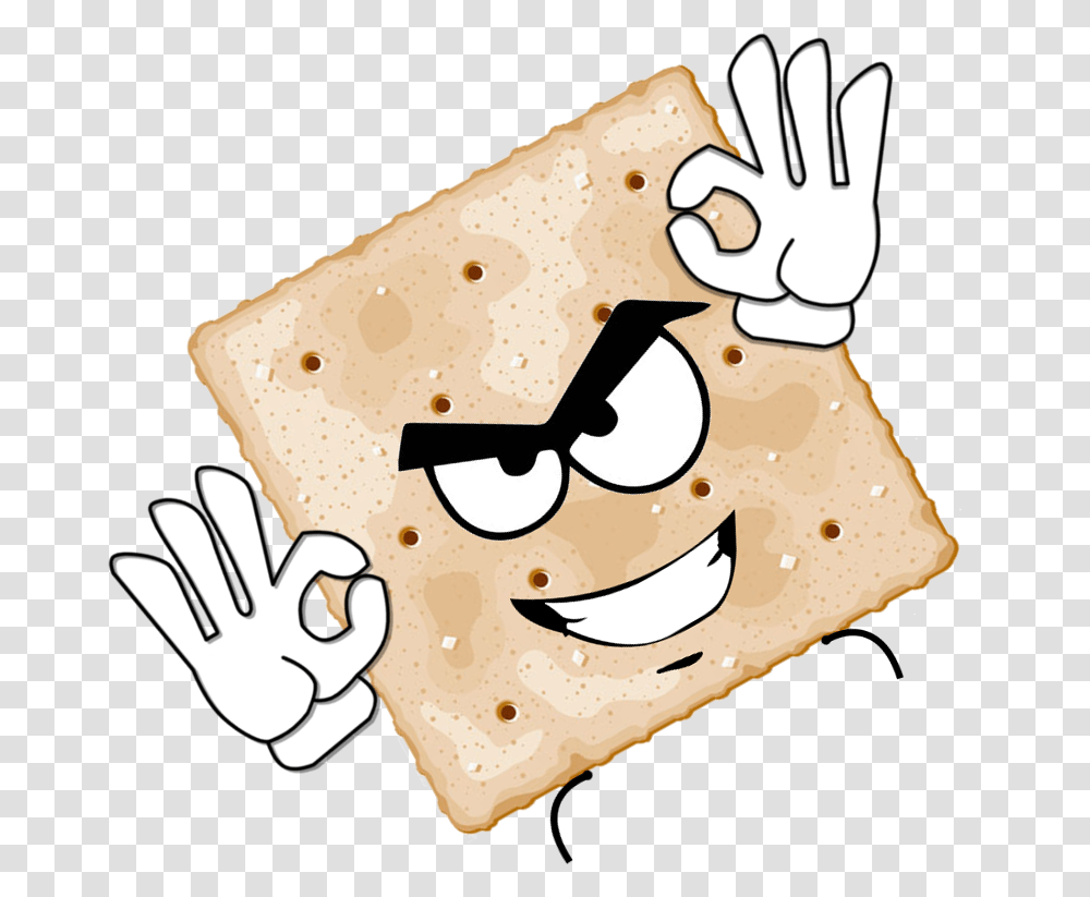 Cartoon, Bread, Food, Cracker, Toast Transparent Png