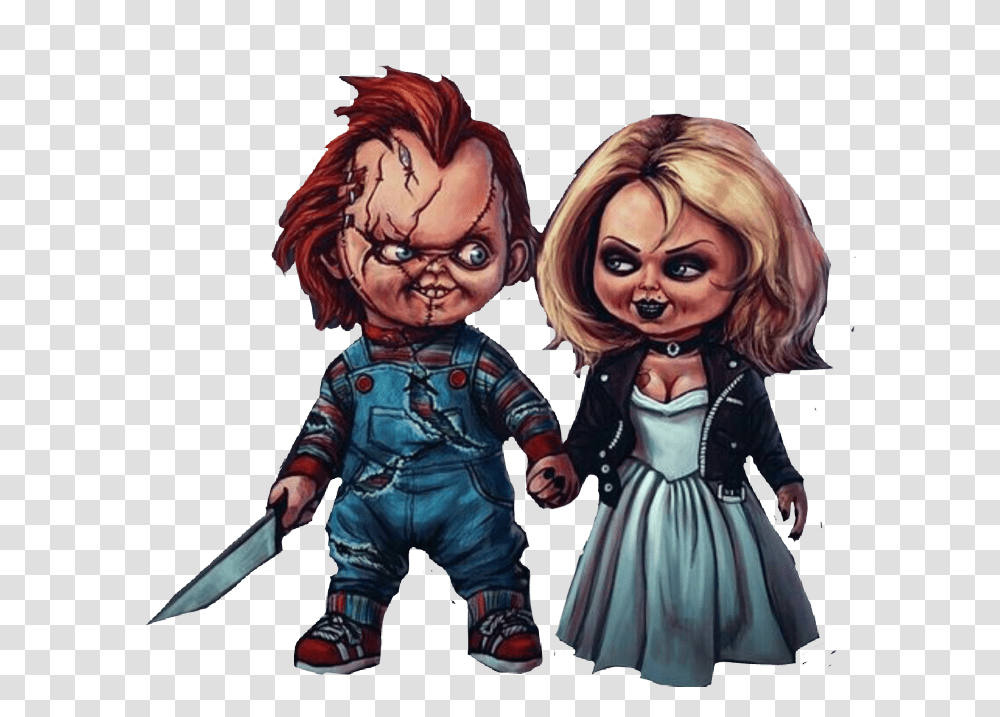 Cartoon Bride Of Chucky, Person, Toy, Doll Transparent Png